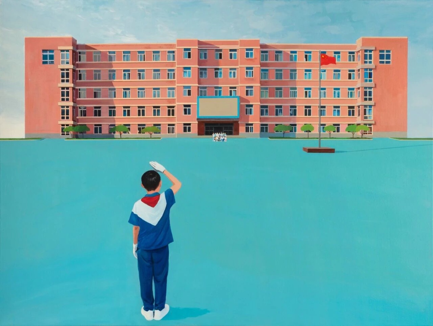 孙泽达《和平小学1》